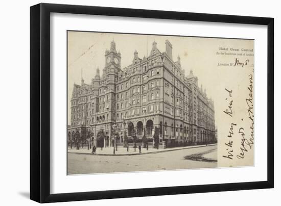 Great Central Railway Hotel, London-null-Framed Photographic Print