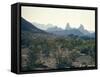 Great Chihuahua Desert with Chisos Mountains and Mt Amory at Big Bend National Park-Ralph Crane-Framed Stretched Canvas