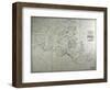 Great Circle Map Showing Fairbanks, Alaska, 1930-null-Framed Giclee Print