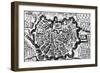 Great City of Milan, of Map of Milan, Italy, 17th Century-null-Framed Giclee Print