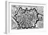 Great City of Milan, of Map of Milan, Italy, 17th Century-null-Framed Giclee Print