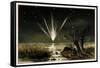 Great Comet of 1861, Artwork-Detlev Van Ravenswaay-Framed Stretched Canvas