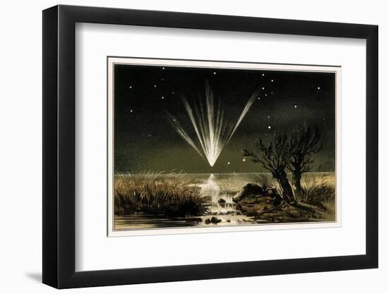 Great Comet of 1861, Artwork-Detlev Van Ravenswaay-Framed Photographic Print