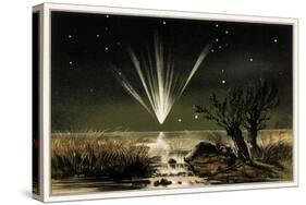 Great Comet of 1861, Artwork-Detlev Van Ravenswaay-Stretched Canvas