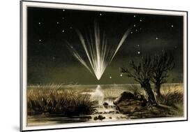 Great Comet of 1861, Artwork-Detlev Van Ravenswaay-Mounted Photographic Print