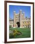 Great Court and Great Gate, Trinity College, Cambridge, Cambridgeshire, England-David Hunter-Framed Photographic Print