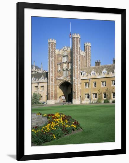 Great Court and Great Gate, Trinity College, Cambridge, Cambridgeshire, England-David Hunter-Framed Photographic Print