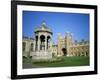 Great Court, Fountain and Great Gate, Trinity College, Cambridge, Cambridgeshire, England-David Hunter-Framed Photographic Print