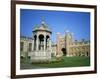 Great Court, Fountain and Great Gate, Trinity College, Cambridge, Cambridgeshire, England-David Hunter-Framed Photographic Print