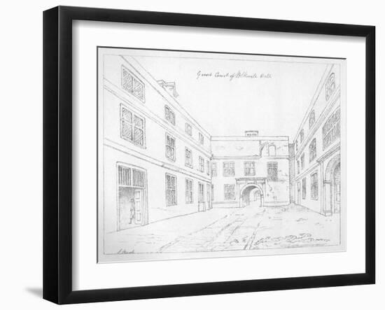 Great Court of Blackwell Hall, City of London, 1886-William Griggs-Framed Giclee Print