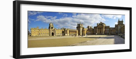 Great Court of Blenheim Palace, UNESCO World Heritage Site, Woodstock, Oxfordshire, England-Peter Barritt-Framed Premium Photographic Print