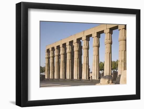 Great Court of Ramesses Ii-Philip Craven-Framed Photographic Print