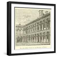 Great Court of the Hospital of Milan-null-Framed Giclee Print