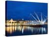 Great Crane by Renzo Piano, Genoa (Genova), Liguria, Italy, Europe-Christian Kober-Stretched Canvas