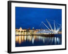 Great Crane by Renzo Piano, Genoa (Genova), Liguria, Italy, Europe-Christian Kober-Framed Photographic Print