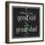 Great Dad-Lauren Gibbons-Framed Premium Giclee Print