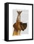 Great Dane and Chihuahua-Fab Funky-Framed Stretched Canvas