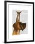 Great Dane and Chihuahua-Fab Funky-Framed Art Print