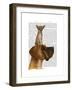 Great Dane and Chihuahua-Fab Funky-Framed Art Print