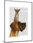 Great Dane and Chihuahua-Fab Funky-Mounted Art Print