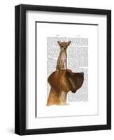 Great Dane and Chihuahua-Fab Funky-Framed Art Print