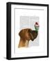 Great Dane and Cupcake-Fab Funky-Framed Art Print