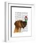 Great Dane and Cupcake-Fab Funky-Framed Art Print