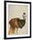 Great Dane and Cupcake-Fab Funky-Framed Art Print