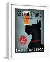 Great Dane Brewing Co San Francisco-Ryan Fowler-Framed Art Print