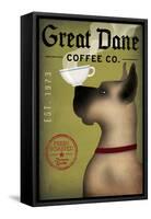 Great Dane Coffee-Ryan Fowler-Framed Stretched Canvas