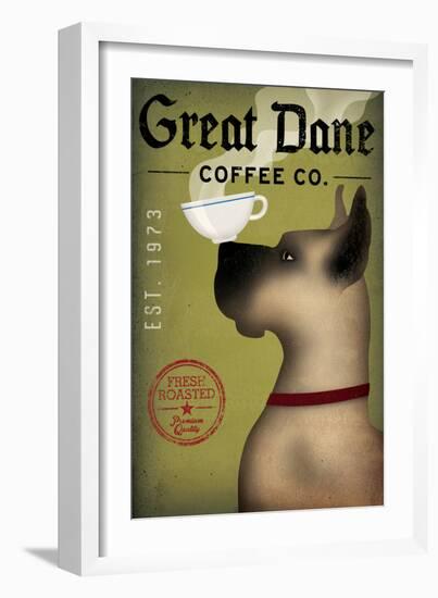 Great Dane Coffee-Ryan Fowler-Framed Art Print