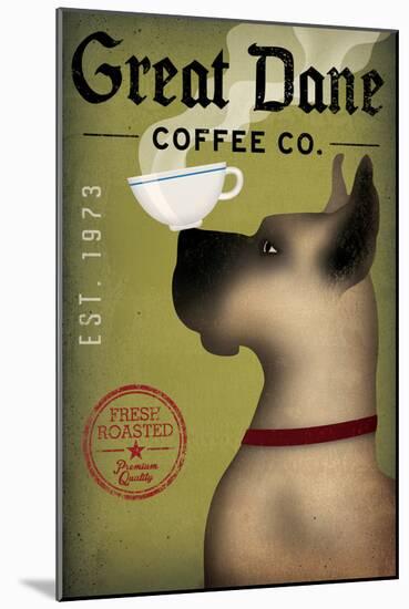Great Dane Coffee-Ryan Fowler-Mounted Art Print