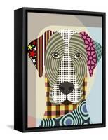 Great Dane Dog-Lanre Adefioye-Framed Stretched Canvas