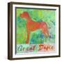 Great Dane Dog-Cora Niele-Framed Giclee Print
