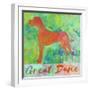 Great Dane Dog-Cora Niele-Framed Giclee Print