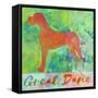 Great Dane Dog-Cora Niele-Framed Stretched Canvas