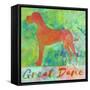 Great Dane Dog-Cora Niele-Framed Stretched Canvas