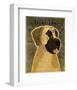 Great Dane (Fawn, no crop)-John W^ Golden-Framed Art Print