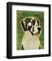 Great Dane (Harlequin, no crop)-John Golden-Framed Giclee Print