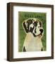 Great Dane (Harlequin, no crop)-John W^ Golden-Framed Art Print