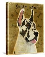 Great Dane (Harlequin)-John W Golden-Stretched Canvas