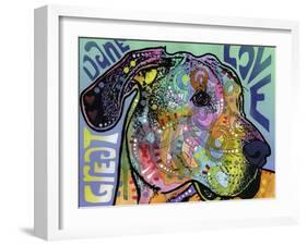 Great Dane Luv-Dean Russo-Framed Giclee Print