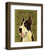 Great Dane (Mantle)-John W^ Golden-Framed Art Print