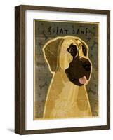Great Dane No Crop-John W Golden-Framed Giclee Print