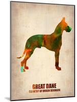 Great Dane Poster-NaxArt-Mounted Art Print