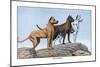 Great Danes-Louis Agassiz Fuertes-Mounted Art Print