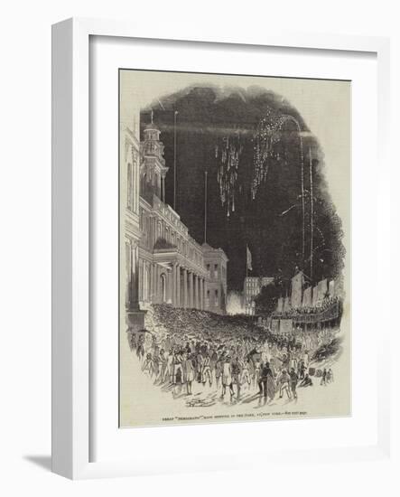 Great Democratic Mass Meeting in the Park, at New York-null-Framed Giclee Print