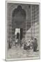 Great Door of the Mosque El Azhar in Cairo-Charles Auguste Loye-Mounted Giclee Print