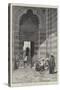 Great Door of the Mosque El Azhar in Cairo-Charles Auguste Loye-Stretched Canvas