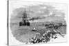 Great Eastern Entering Holyhead Harbour, 1859-null-Stretched Canvas